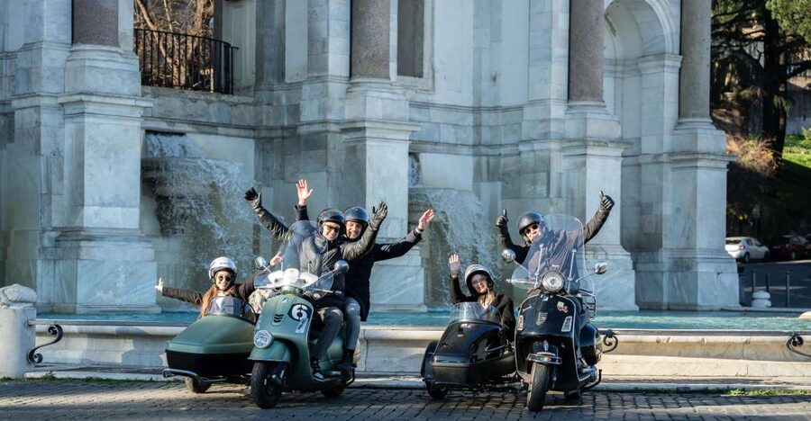 Rome: Day and Night Private Vespa Tour with Hotel Pickup - The Colosseum gives you Rome’s big opening scene
