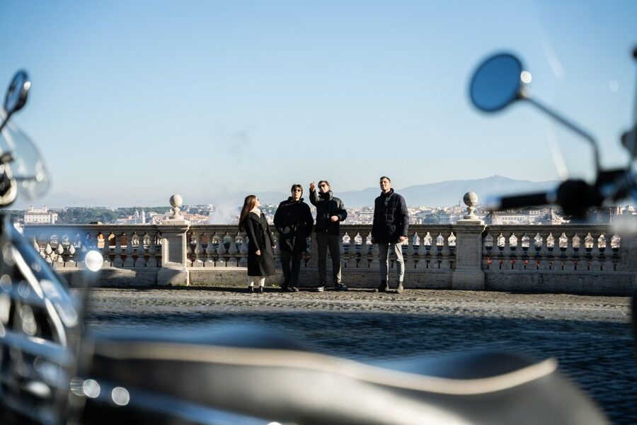 Rome: Day and Night Private Vespa Tour with Hotel Pickup - Janiculum Hill finishes with a wide Roman view