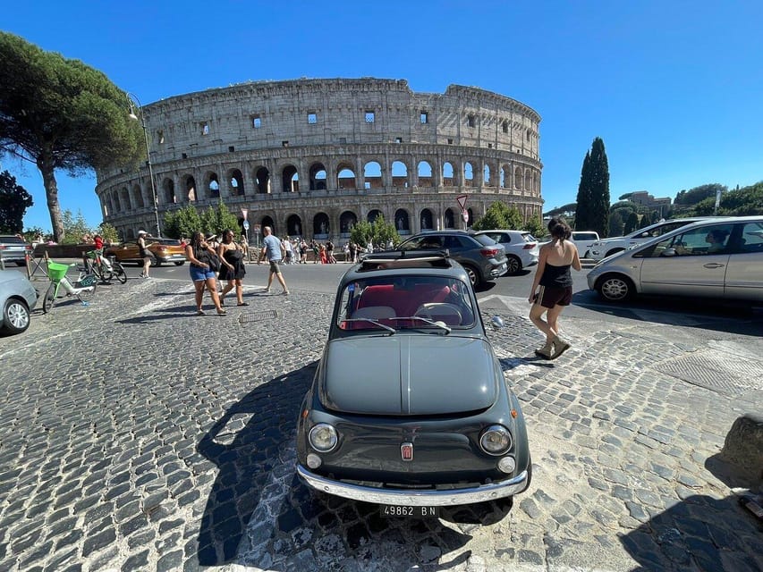 Rome: Dolce Vita en Fiat 500: Roma y Aperitivo al Coliseo - Why the Fiat 500 changes the Rome experience