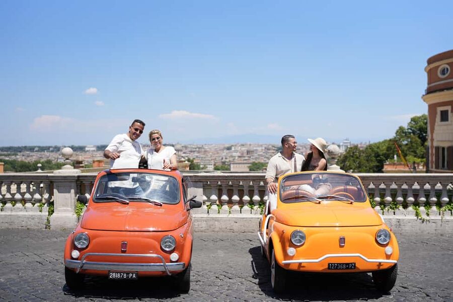 Rome: Fiat 500 Convertible Tour with Photos - A Fiat 500 is the star of this Rome tour