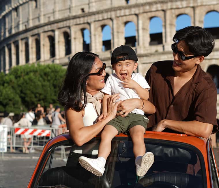 Rome: Fiat 500 Experience with Gelato and Photos - Circus Maximus and the city’s ancient core