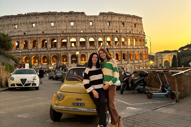 Rome Fiat 500 Vintage photo experience - Trastevere, narrow streets and everyday Rome