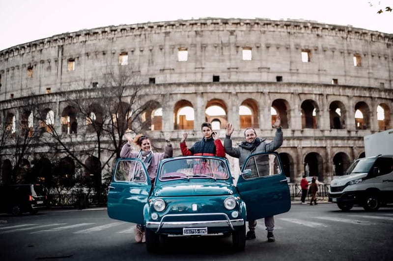 Rome: Fiat 500 Vintage Photo Tour - Along Trastevere toward Fontana dell’Acqua Paola