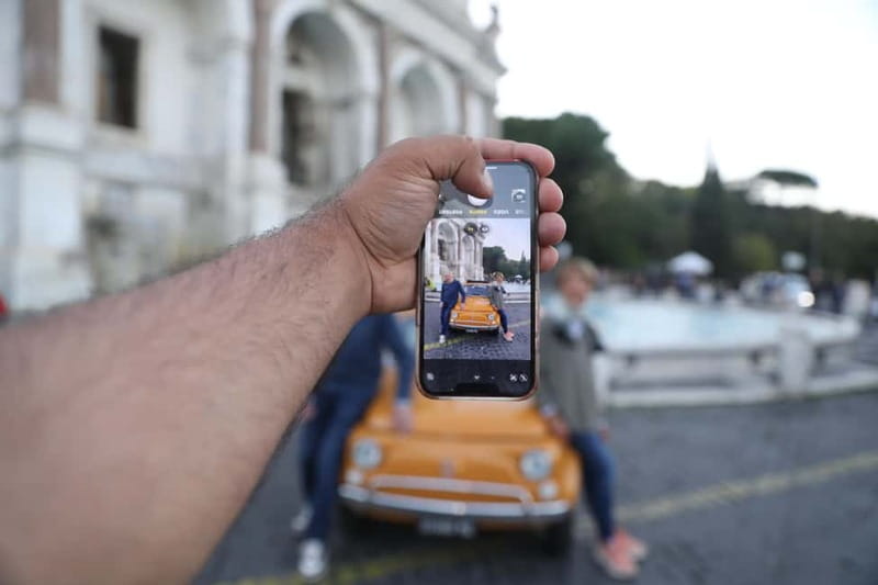 Rome: Fiat 500 Vintage Photo Tour - Practical limits to keep in mind
