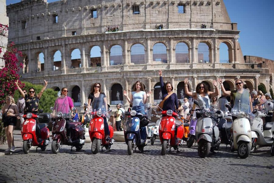 Rome: Guided Vespa Experience with Professional Photoshoot - Starting near the Colosseum