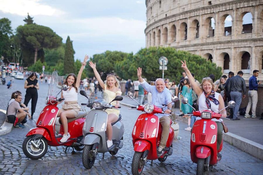Rome: Guided Vespa Experience with Professional Photoshoot - The Orange Garden and its view across Rome