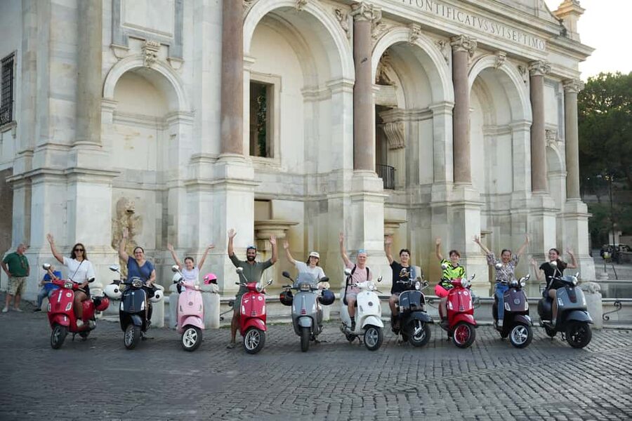 Rome: Guided Vespa Experience with Professional Photoshoot - Photos, helmets, and the $50 value