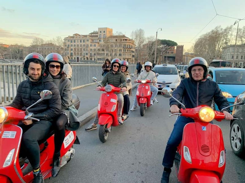 Rome: Guided Vespa Tour with Self-Drive or as a Passenger - Key points to know before booking