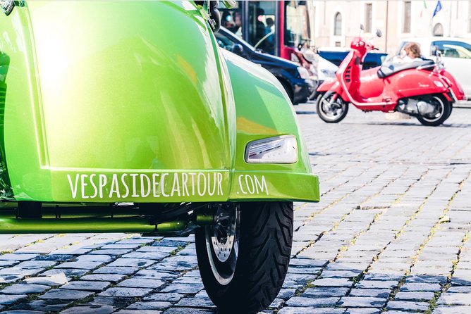 Rome Morning Vespa Sidecar Tour in Rome with Cappuccino - Piazza della Repubblica and the Quirinal Palace