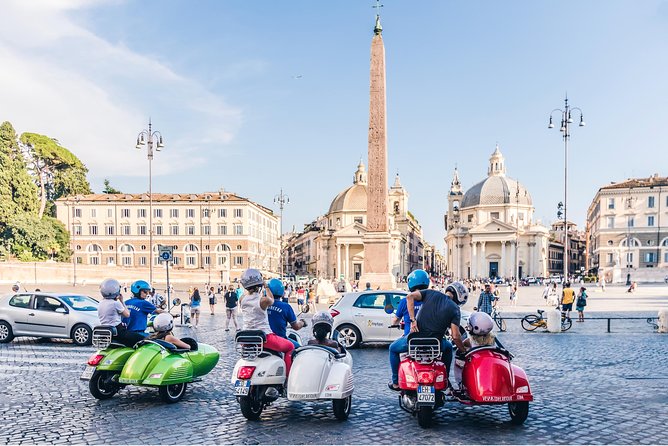 Rome Morning Vespa Sidecar Tour in Rome with Cappuccino - Piazza Navona and St. Peter’s Square