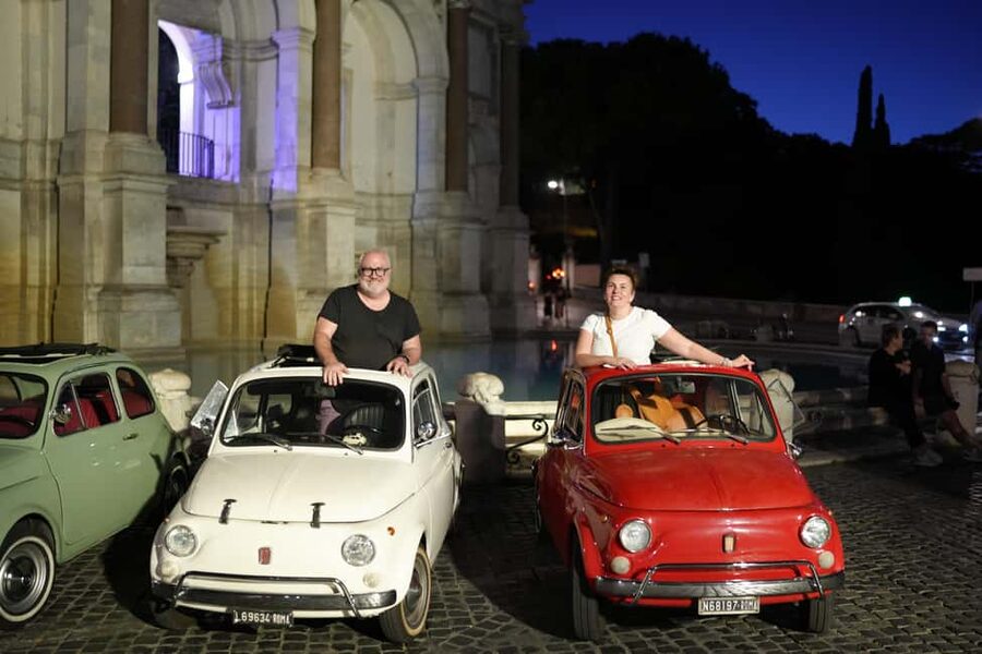 Rome: Night Photo Session in a Fiat 500 with Aperol Spritz - What the guides add to the ride