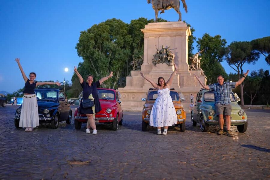 Rome: Night Photo Session in a Fiat 500 with Aperol Spritz - Aperol Spritz, photographs, and what is included