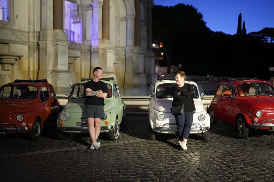 Rome: Night Photo Session in a Fiat 500 with Aperol Spritz - Who should book this Rome night tour?