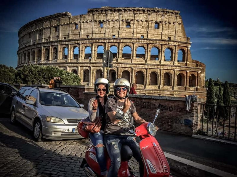Rome: Nighttime Vespa Rental - Starting at Termini on Via Cavour
