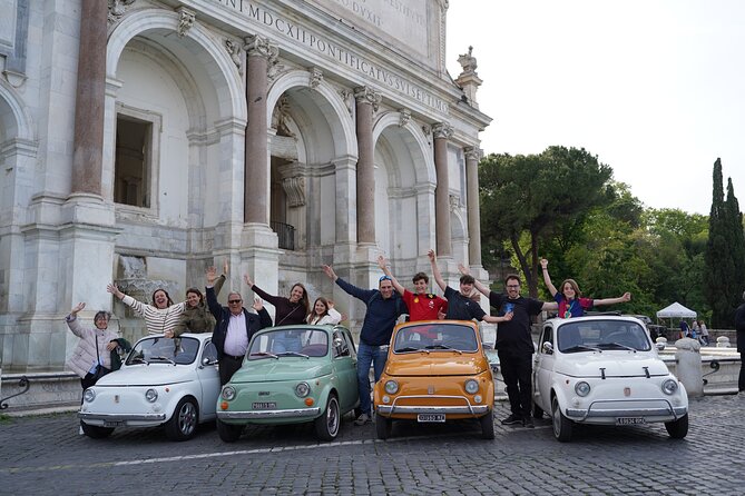 Rome Photography service with fiat 500 vintage car - Key points at a glance