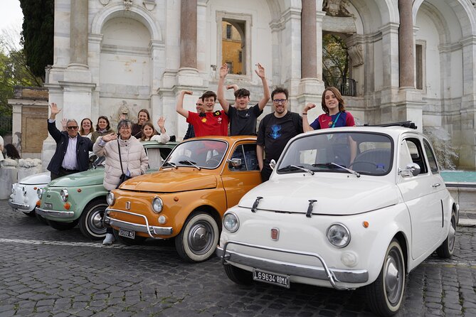 Rome Photography service with fiat 500 vintage car - Trastevere for a taste of everyday Rome