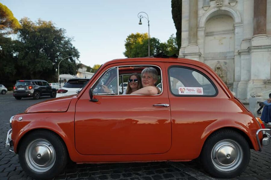 Rome: Photography service with Vintage Fiat 500 Tour - Circus Maximus from the Fiat