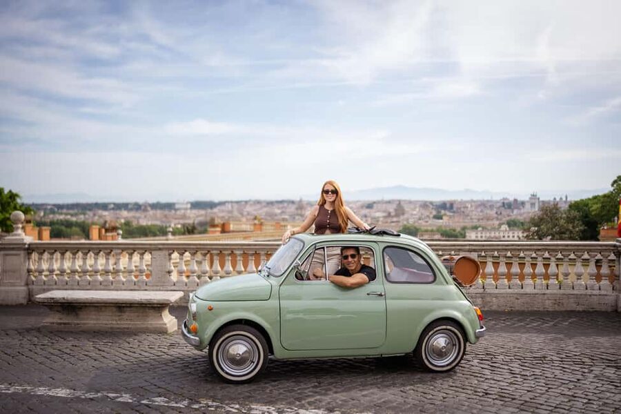 Rome: Photoshoot Service with Vintage Fiat 500 - Why a Fiat 500 makes Rome feel different