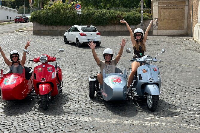 Rome Private Tour in a Vintage Vespa Sidecar Style for 90 Minutes - The Colosseum from the outside
