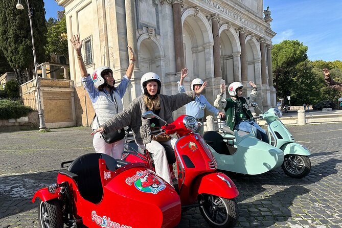 Rome Private Tour in a Vintage Vespa Sidecar Style for 90 Minutes - Starting above Rome at Piazza della Trinità dei Monti