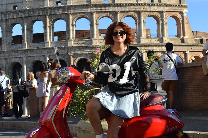 Rome Private Vespa Tour Pick-up from Hotel - Circus Maximus and the ride between sights