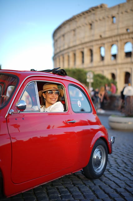Rome Pro Photoshoot Service with Free Transport by Fiat 500 - Why a Fiat 500 works so well in Rome
