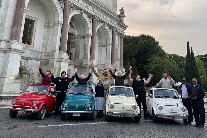 Rome: Retro Fiat 500 Car Tour with Pro Photographer - Key points to know before booking