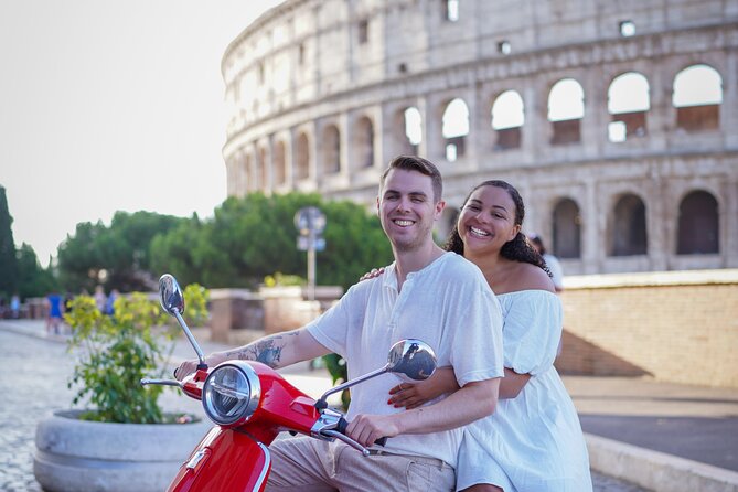 Rome's Easy Ride Vespa Tour with Pick Up and Drop Off - Orange Garden and the Aventine Hill views