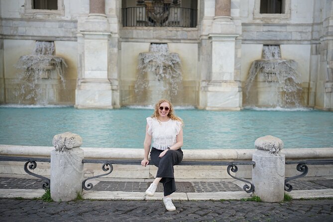 Rome’s Highest Hills Skyline Vespa Tour with Driver and Photo - Pincio Terrace and the view over Piazza del Popolo