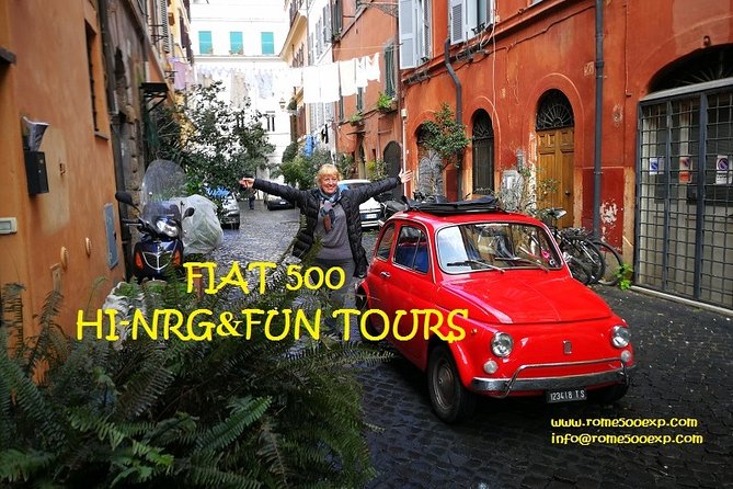 Rome: The Original Fiat 500 Self-Drive Tour - Trastevere by tiny car