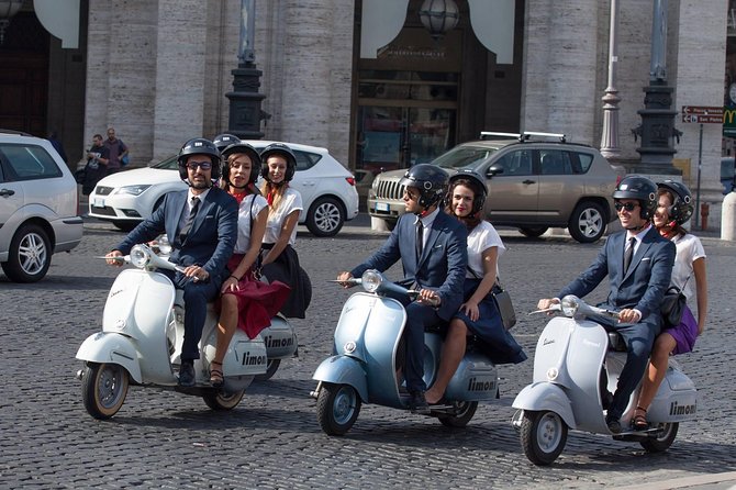Rome Vespa Grand Tour - From Eco Move Rent to the Colosseum