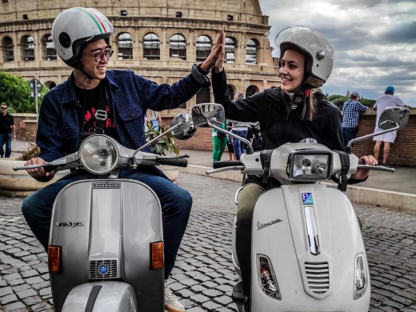 Rome Vespa Half-Day Tour with Private Driver - Coffee or gelato makes the ride feel local