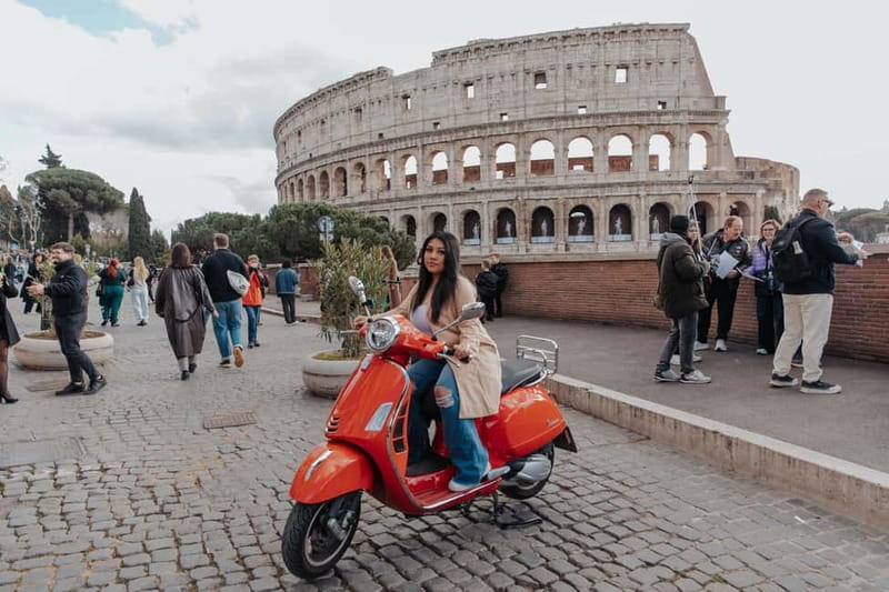 Rome: Vespa Ride in the Streets with Photography - Key points at a glance