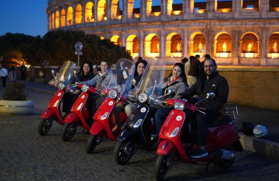 Rome: Vespa Scooter Night Tour with Pro Photographer service - Safety, comfort, and the feel of the ride