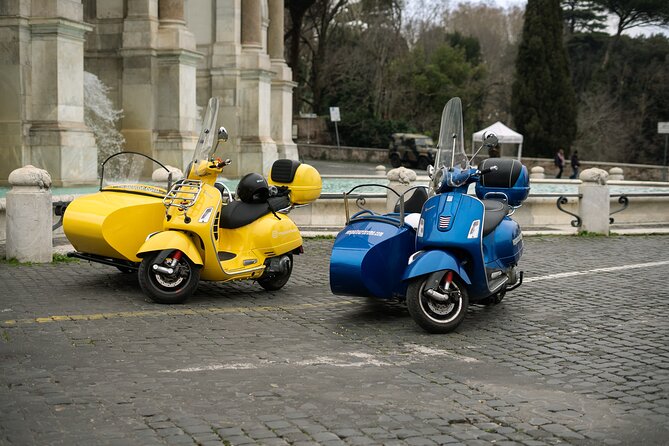 Rome Vespa Sidecar Food Tour with Local Tastings - Trastevere pizza, Bar San Calisto, and Roman café life
