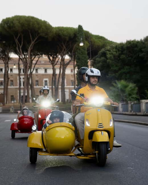 Rome Vespa Sidecar Tour: 90-Minute Panoramic Experience - From ancient Rome to the Spanish Steps