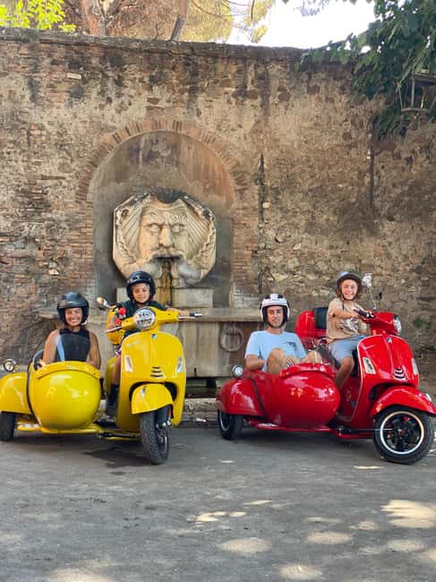 Rome Vespa Sidecar Tour: 90-Minute Panoramic Experience - Trastevere, the river, and the return to ancient Rome