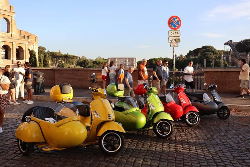Rome: Vespa Sidecar Tour with Hotel Transfers & Gelato - Why a Vespa sidecar works so well in Rome