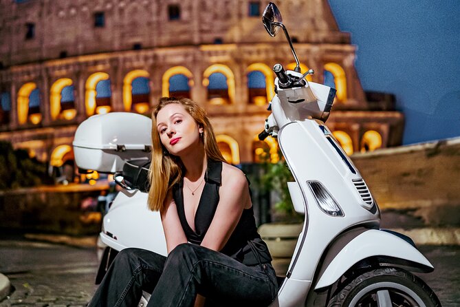 Rome Vespa Small Group Tour with Photoshoot - Starting beside the Colosseum at Oppio Caffè