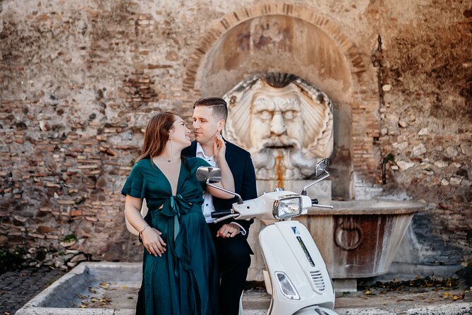 Rome Vespa Small Group Tour with Photoshoot - Orange trees and the view from Giardino degli Aranci