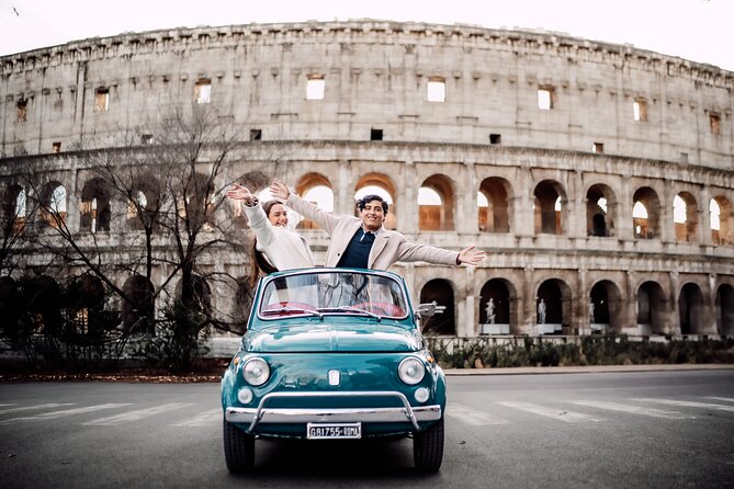 Rome Vespa Small Group Tour with Photoshoot - The Temple of Hercules Victor in the Forum Boarium