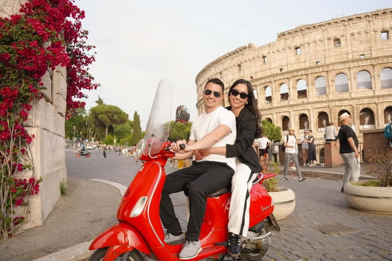 Rome: Vespa Tour with Hidden Gems and Driver - Key points at a glance