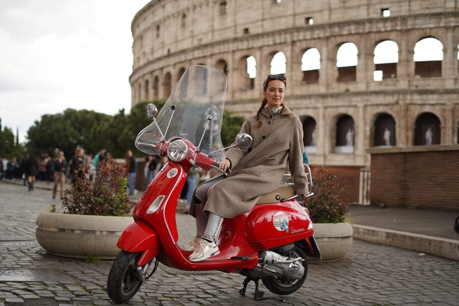 Rome: Vespa Tour with Photo services Small‑Group Highlights - Starting near the Colosseum