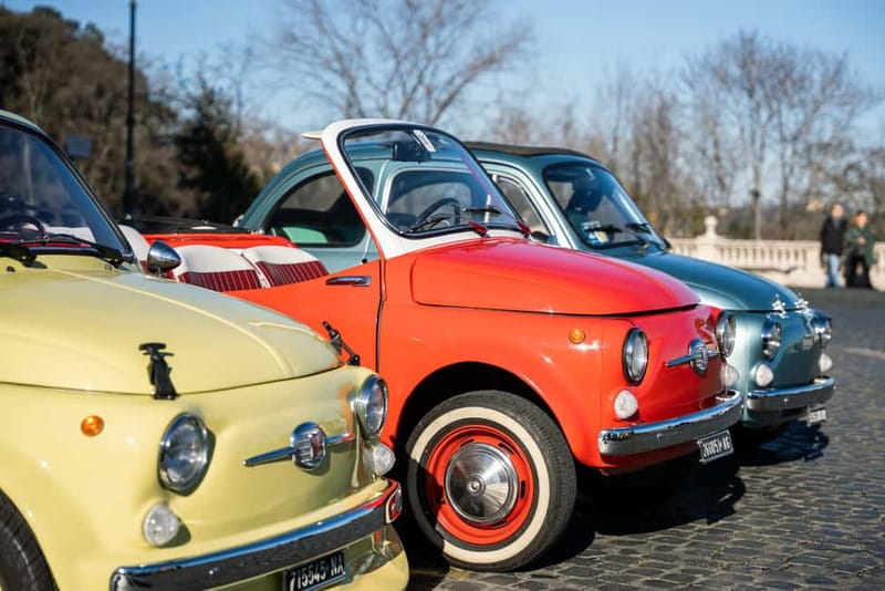Rome: Vintage Fiat 500 Cabriolet Private City Tour - Janiculum Hill and the Fontana dell’Acqua Paola