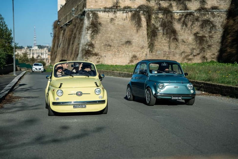 Rome: Vintage Fiat 500 Cabriolet Private City Tour - Trastevere from the back streets