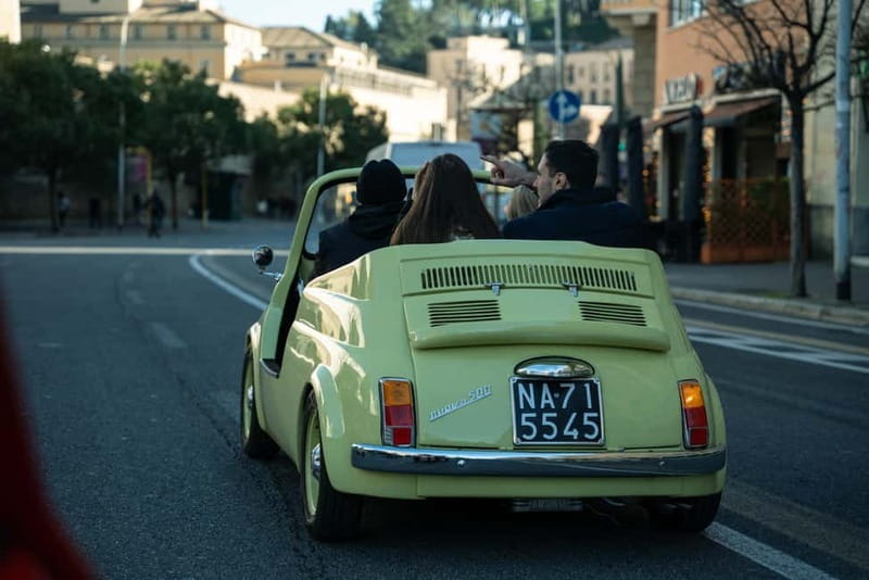 Rome: Vintage Fiat 500 Cabriolet Private City Tour - Should you book it?