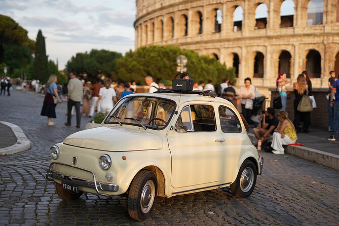 Rome Vintage Fiat 500 car Tour With Photographer - Meeting point, timing, and practical details