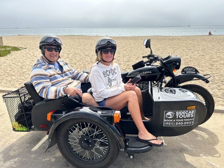 Santa Barbara: Private Scenic Tandem Sidecar Tour - Rolling past the coast and beaches