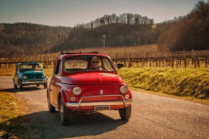 Self-Drive Vintage Fiat 500 Tour from Florence: Tuscan Wine Experience - The convoy drive through the Chianti hills