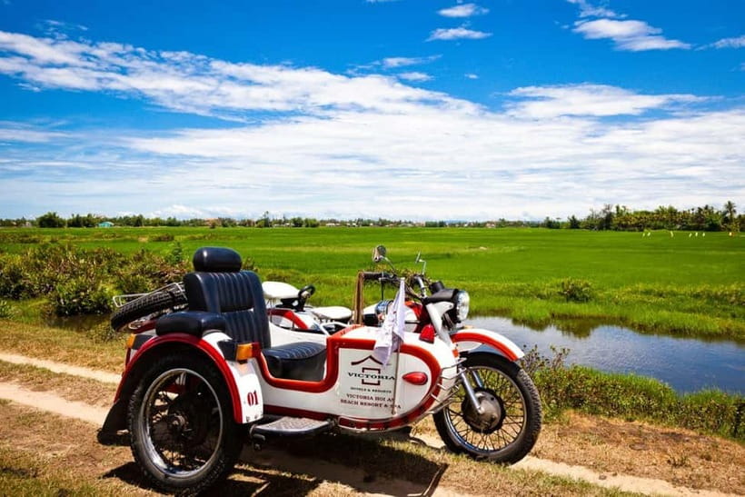 Sidecar Trip to the Villages of Hoi An - Rice Fields, Buffalo, Canals, and Quiet Rivers